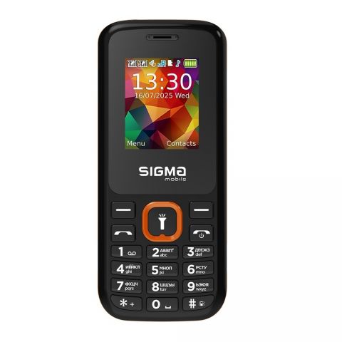 Мобильный телефон Sigma mobile X-style 171 Mini Dual Sim Black/Orange Мобильный телефон Sigma mobile X-style 171 Mini Dual Sim Black/Orange