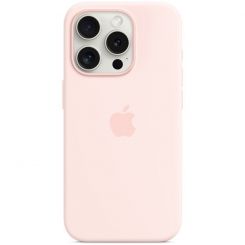 Чехол-накладка Apple Silicone Case with MagSafe для Apple iPhone 15 Pro Light Pink (MT1F3) Чехол-накладка Apple Silicone Case with MagSafe для Apple iPhone 15 Pro Light Pink (MT1F3)