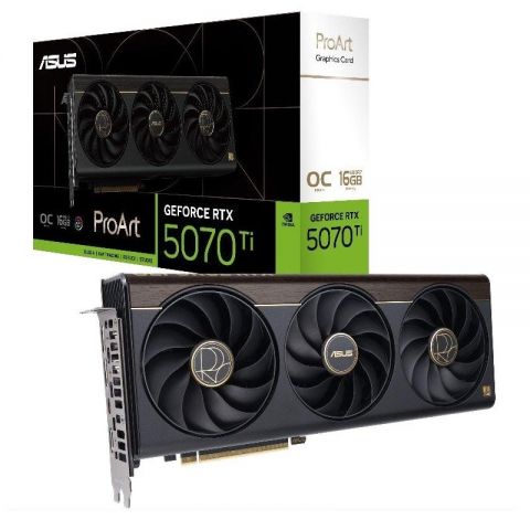 Відеокарта GF RTX 5070 Ti 16GB GDDR7 ProArt OC Asus (PROART-RTX5070TI-O16G) Відеокарта GF RTX 5070 Ti 16GB GDDR7 ProArt OC Asus (PROART-RTX5070TI-O16G)
