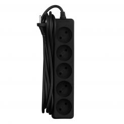 Фильтр питания 2E (2E-U05M3BK) 5 розетки, 3 м, черный