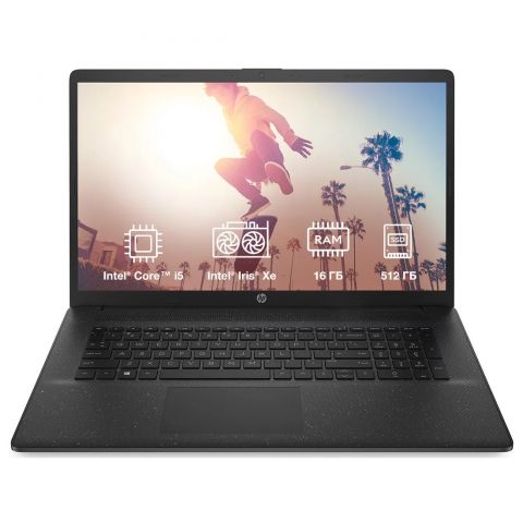 Ноутбук HP 17-cn3037ua (BF1M3EA) Black
