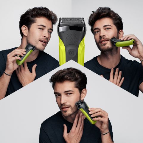 Электробритва Braun Series 3 300BT Black/Green