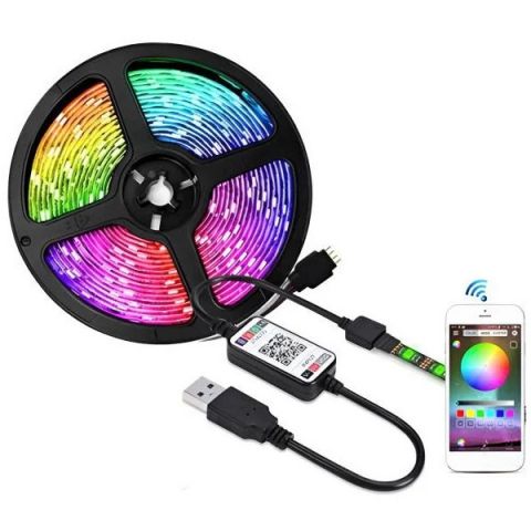 Светодиодная лента Xtrike Me 5050 (Led Chip) Bluetooth, App Control, 3m (HT-5050B3)