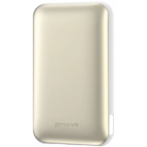Универсальная мобильная батарея Proove Vibe Energy Plus 22.5W 10000mAh White/Gold (PBVE15012202) Универсальная мобильная батарея Proove Vibe Energy Plus 22.5W 10000mAh White/Gold (PBVE15012202)