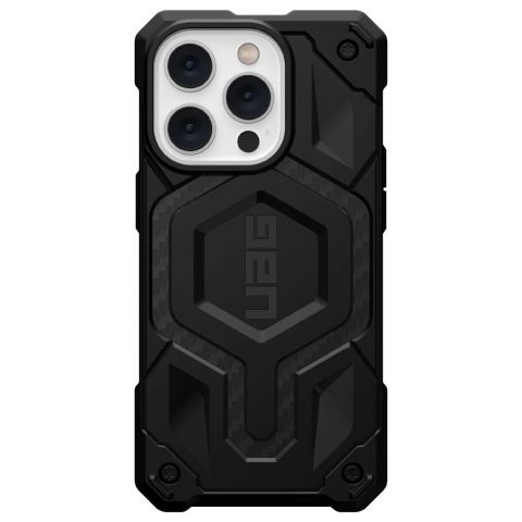 Чeхол-накладка Urban Armor Gear Monarch Pro with MagSafe для Apple iPhone 14 Pro Carbon Fiber (114030114242)