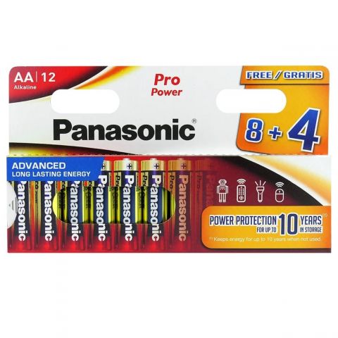Батарейка Panasonic Pro Power AA/LR06 BL 12(8+4)шт Батарейка Panasonic Pro Power AA/LR06 BL 12(8+4)шт