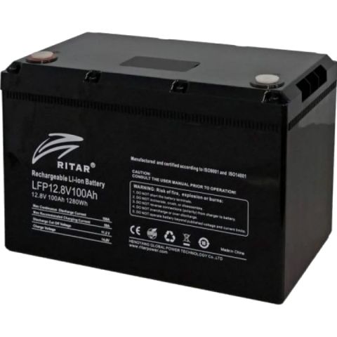 Аккумуляторная батарея Ritar 12.8V 100AH (LFP12.8V100AHG24) Аккумуляторная батарея Ritar 12.8V 100AH (LFP12.8V100AHG24)