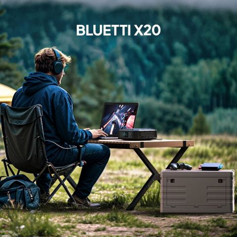 Зарядная станция Bluetti X20, 288W, 153.6Wh (P-X20-EU-WH-BL-010)