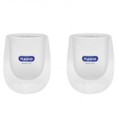 Чашка с двойным дном 250мл 2шт Magio MG-1295