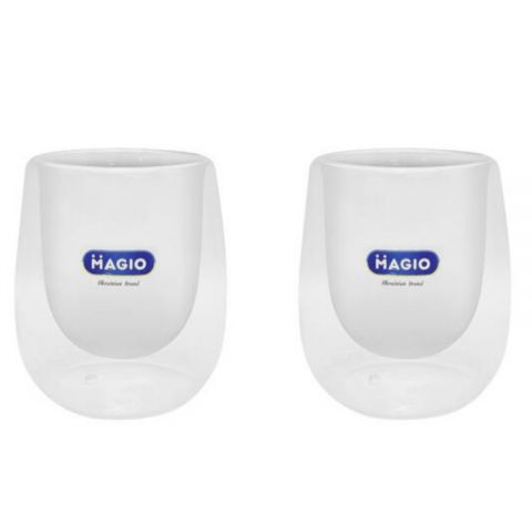 Чашка с двойным дном 250мл 2шт Magio MG-1295