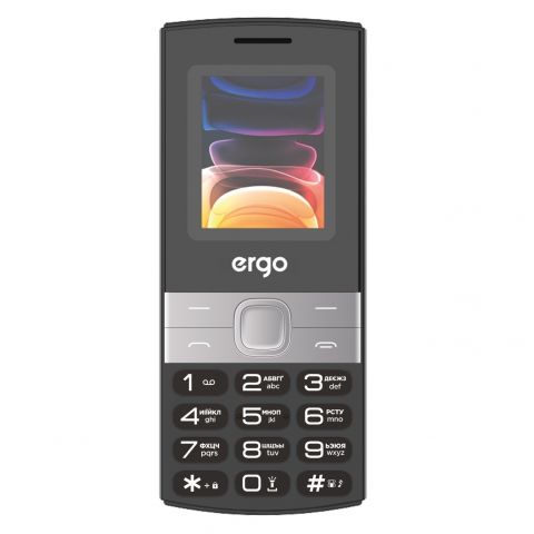 Мобильный телефон Ergo B185 Dual Sim Black