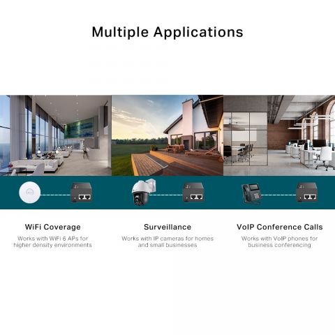Инжектор 2,5G PoE+ TP-Link POE260S
