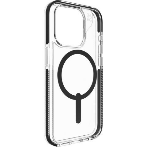 Чeхол-накладка Zagg Gear4 Piccadilly Snap with Magsafe для Apple iPhone 15 Pro Black (702312338)