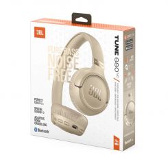 Bluetooth-гарнитура JBL Tune 680NC Beige (JBLT680NCBEG)