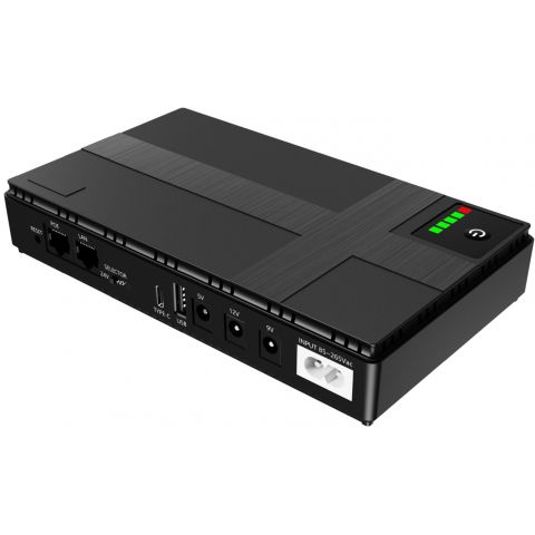 Источник бесперебойного питания Yepo DC-UPS YP-36W/12000mAh LiFePO4 DC-9V/12V/24V/48V (UA-112969)