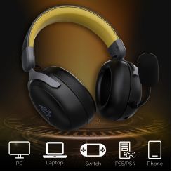 Bluetooth-гарнитура Ajazz AHM08 MAX 3-Mode Black (AHM08-MAX-BGY)