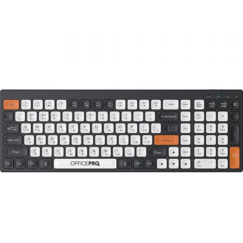 Клавиатура беспроводная OfficePro SK985BO Bluetooth Black/White