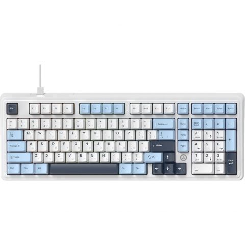 Клавиатура Ajazz AK980 Max Magnetic Switch Blue/White/Dark Blue (AK980-MAX-M-BWDB)
