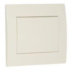 Выключатель SVEN Home SE-103 проходной двухполюсный одинарный скрытого типа слоновая кость