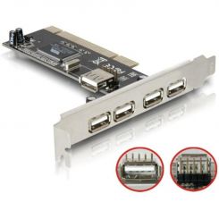 USB 2.0 PCI card, 4-port, NEC chip