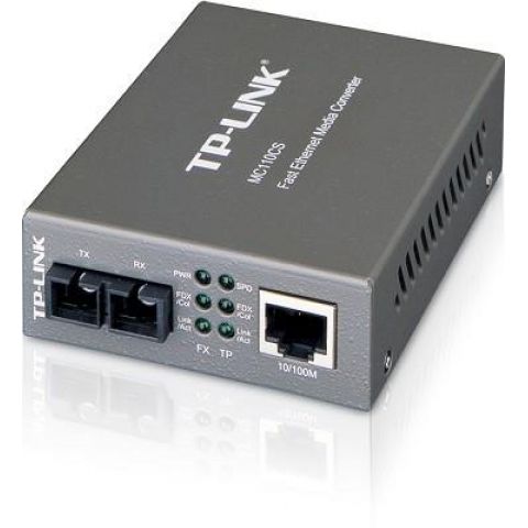 Переходник с оптического провода на медный, сетевое оборудование, MC110CS TP-LINK