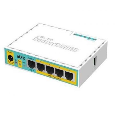 Мережевий коммутатор Ethernet з функцією маршрутизації  RB750UPR2 MIKROTIK
