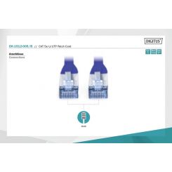 Кабель PATCH CAT5E UTP 0.5M DK-1512-005/B ASSMANN