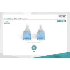 Кабель PATCH CAT5E UTP 2M DK-1511-020 ASSMANN
