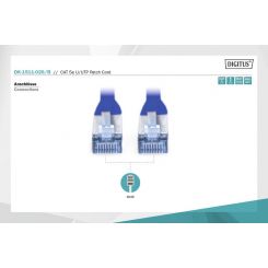 Кабель PATCH CAT5E UTP 2M DK-1511-020/B ASSMANN
