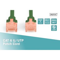 Кабель PATCH CAT6 U/UTP 10M DK-1617-100/G ASSMANN