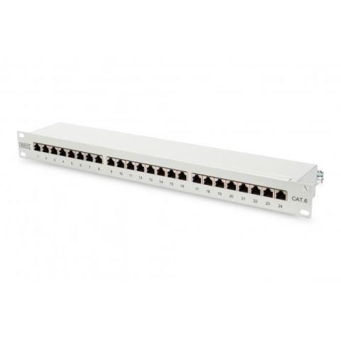 Патч-панель 24P RJ45 8P8C 1U CAT6 DN-91624S ASSMANN