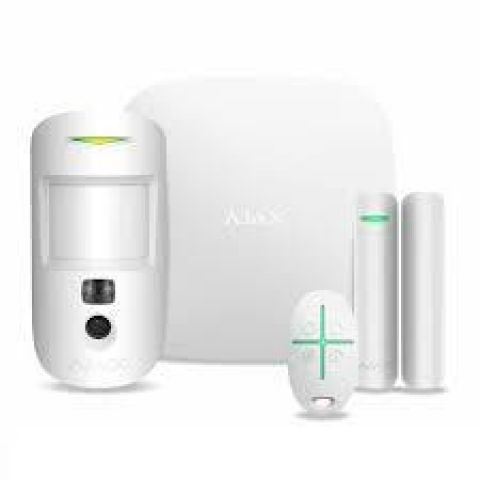HOME SECURITY STARTERKIT CAM/HDR WHITE 000052841 AJAX