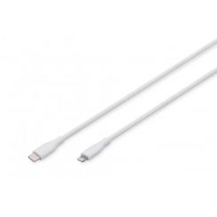 Кабель USB-C TO LIGHTNING 1M WHITE AK-600110-010-W ASSMANN