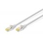 Патч-корд CAT 6A S-FTP, Cu, LSZH AWG 26/7, довжина 5 м, колір сірий, DK-1644-A-050 DIGITUS by ASSMANN