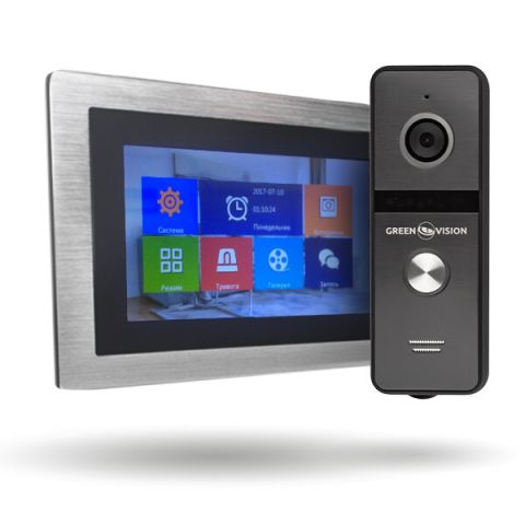 Комплект AHD видеодомофон + Вызывная панель GV-003-GV-056+GV-003