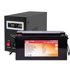 Комплект резервного питания для котла LogicPower ИБП B1000VA + литиевая (LifePo4) батарея 3000W