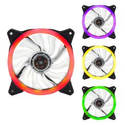 Вентилятор 3pin + 4 pin 120 мм (Molex питание) LP 12 RGB (8800)