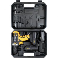 Аккумуляторный шуруповерт + 2 АКБ в кейсе DEKO 12173