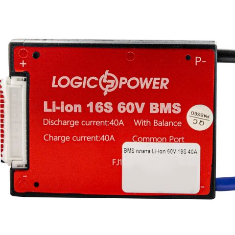BMS плата Li-ion 60V 16S 40A симметрия