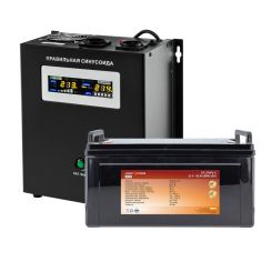 Комплект резервного питания для котла LP (LogicPower) ИБП + литиевая (LiFePO4) батарея (UPS W1500VA + АКБ LiFePO4 1440W)
