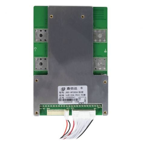 BMS плата LiFePO4 48V 16S 120A симметрия