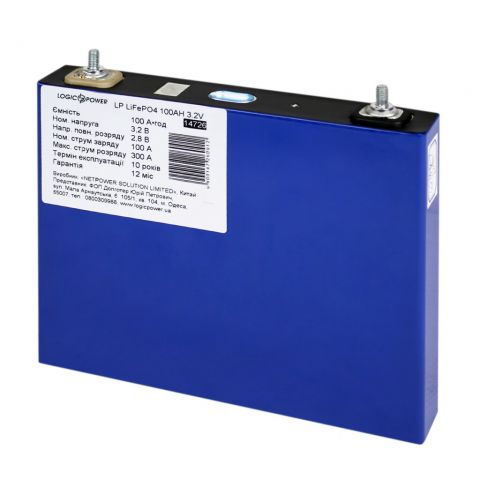 Аккумулятор LiFePO4 100 Ah - 3.2V (CATL)