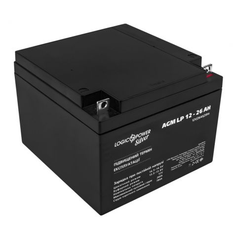 УЦ Аккумулятор AGM LP 12V - 26 Ah Silver