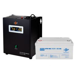 Комплект резервного питания для котла LP (LogicPower) ИБП + мультигелевая батарея (UPS W500VA + АКБ MG 780Wh)