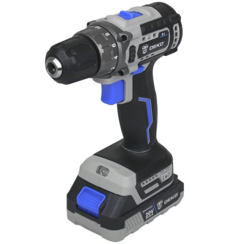 Аккумуляторный безщеточный шуруповерт (дрель) DEKO 15922