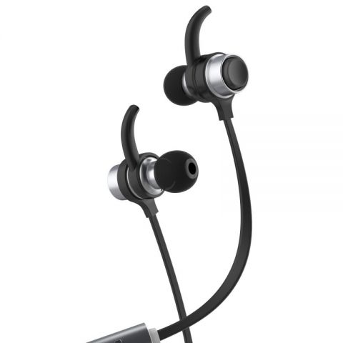 Беспроводные наушники Baseus B16 Comma Silver/Black (NGB16-0S)