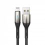 Кабель Baseus Horizontal USB 2.0 to Lightning 1.5A 2M Чорний (CALSP-C01)