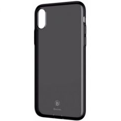 Чехол Baseus для iPhone X/Xs Pluggy TPU Transparent Black (ARAPIPHX-A01)