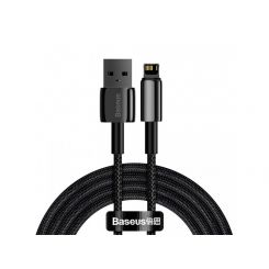 Кабель Baseus Tungsten Gold USB 2.0 to Lightning 2.4A 2M Черный (CALWJ-A01)
