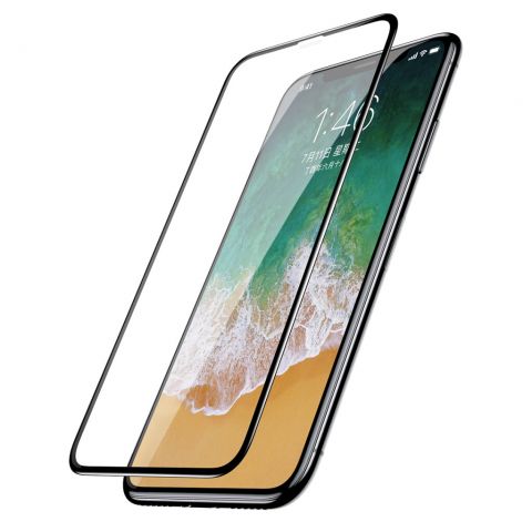 Защитное cтекло Baseus для iPhone X, iPhone Xs, iPhone 11 Pro, 0.2mm, Черный (SGAPIPHX-TN01)